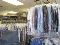 Dry cleaning store; Size=240 pixels wide